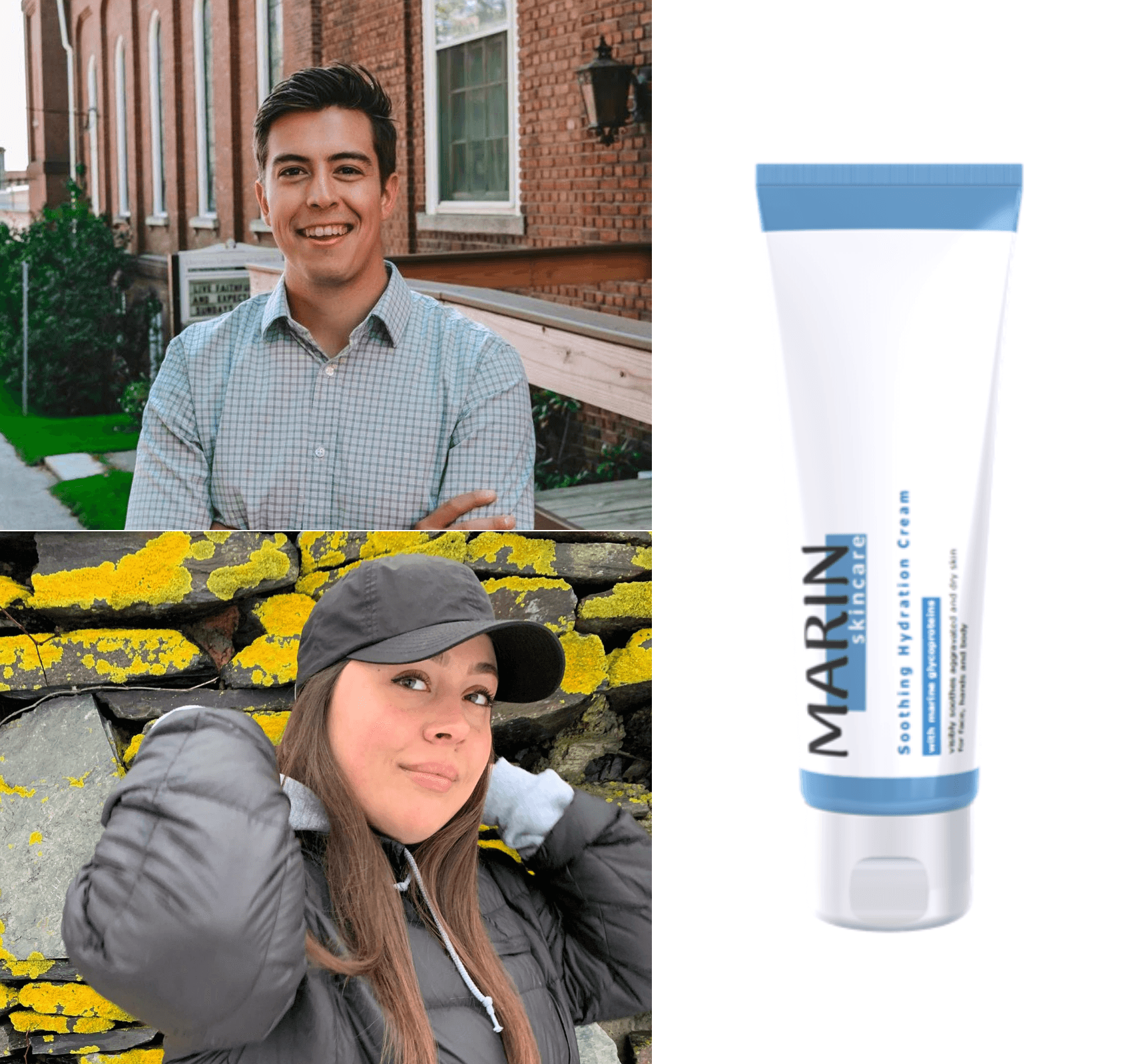 Patrick Breeding and Amber Boutiette, co-founders of Dermarus and eczema skincare brand Marin Skincare