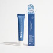 Marin blue lip-treatment tube and matching box; box reads 'HYDRATE • SOOTHE & REPAIR', 'GO•BLUE!' and 'Made in Maine'.