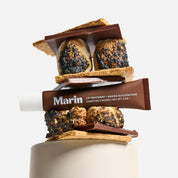 Marin LIP TREATMENT + MARINE GLYCOPROTEINS CAMPFIRE S'MORES NET WT .5 OZ 1 - tube among toasted marshmallows and chocolate